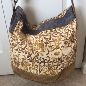 Lucky brand canvas tote bag